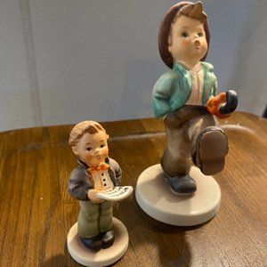 Vintage 1960s Hummel Boy with Umbrella "Happy Traveler" #109